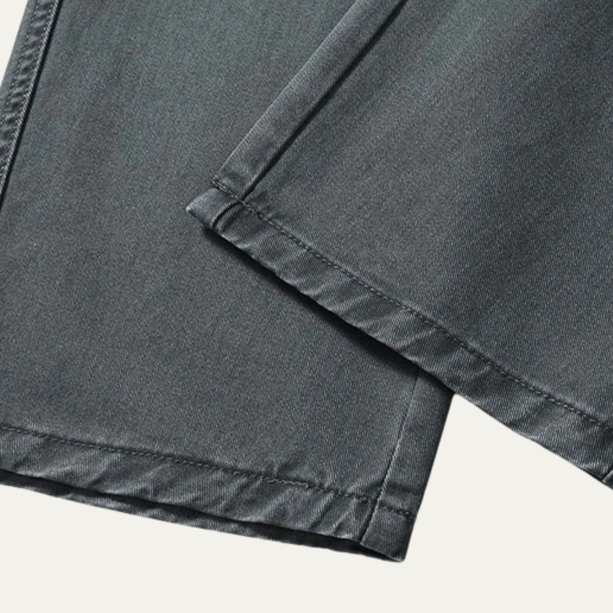 Callum | Men's Relaxed Straight Leg Jeans Charcoal