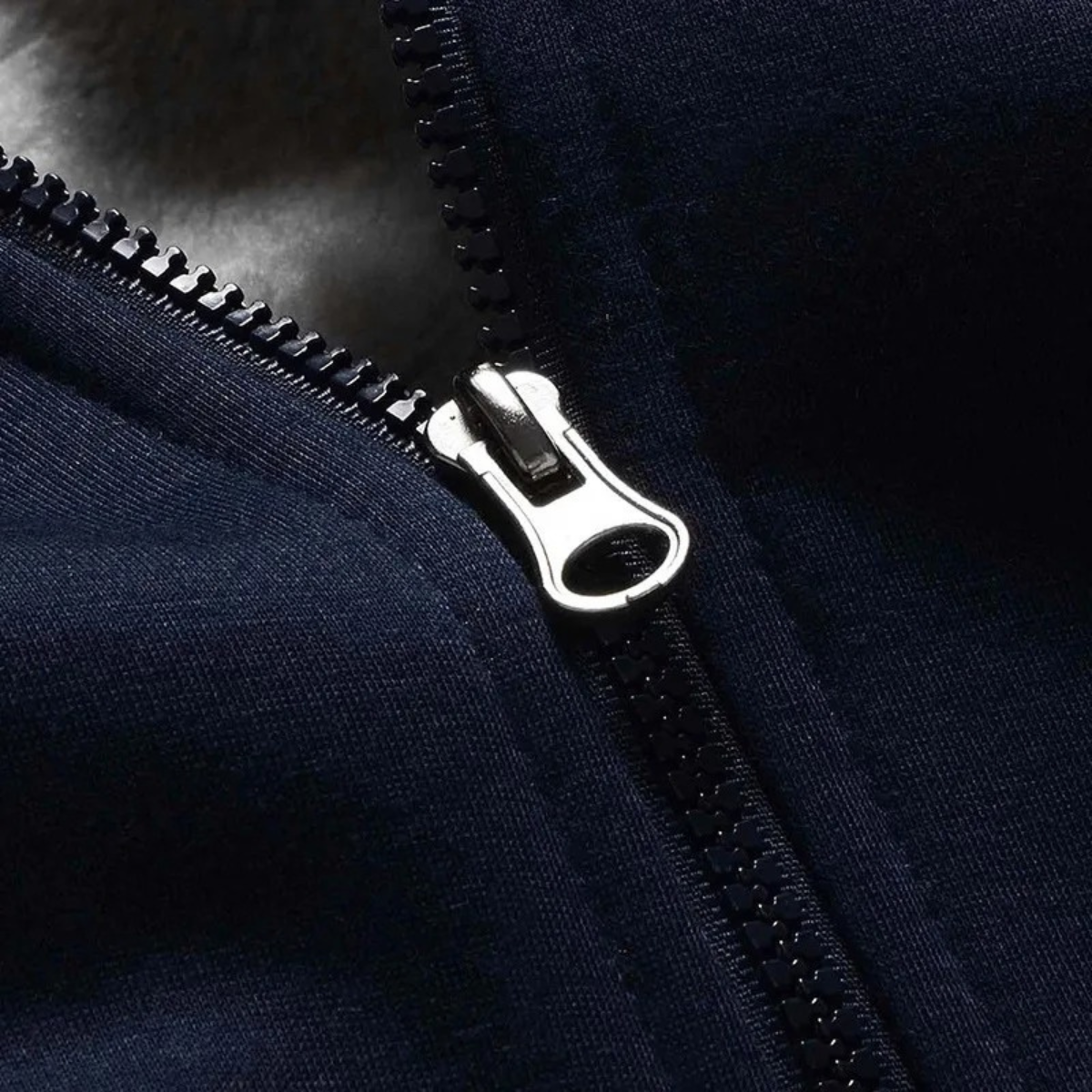 Bash | Men's Fleece Lined Zip Up Hoodie Black Gray