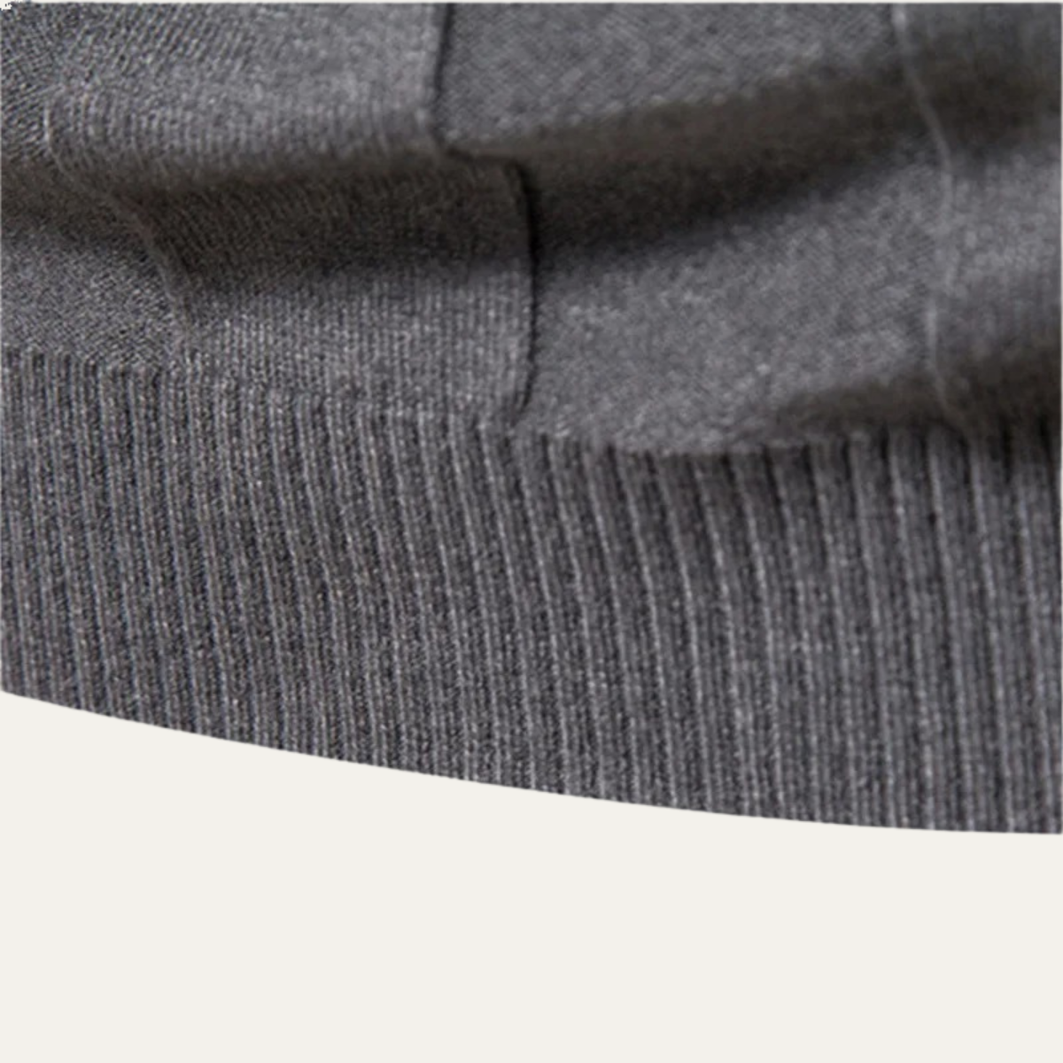 Ezra | Men's Turtleneck Cable Knit Sweater Black
