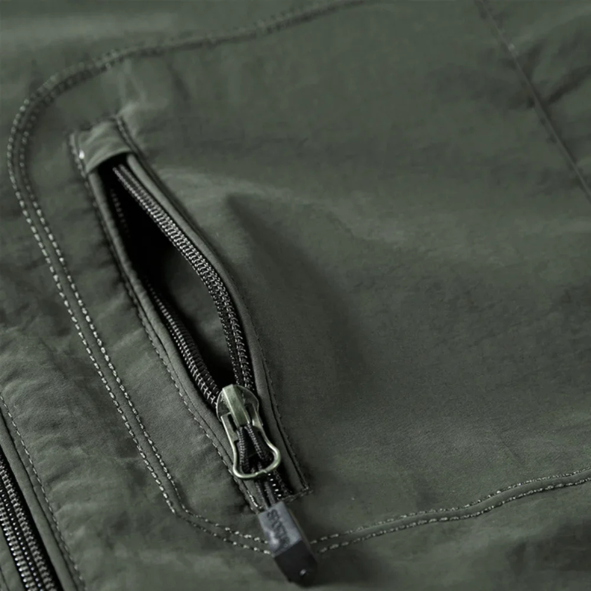 Ada | Men's Waterproof Rain Jacket Hooded Gray Windbreaker