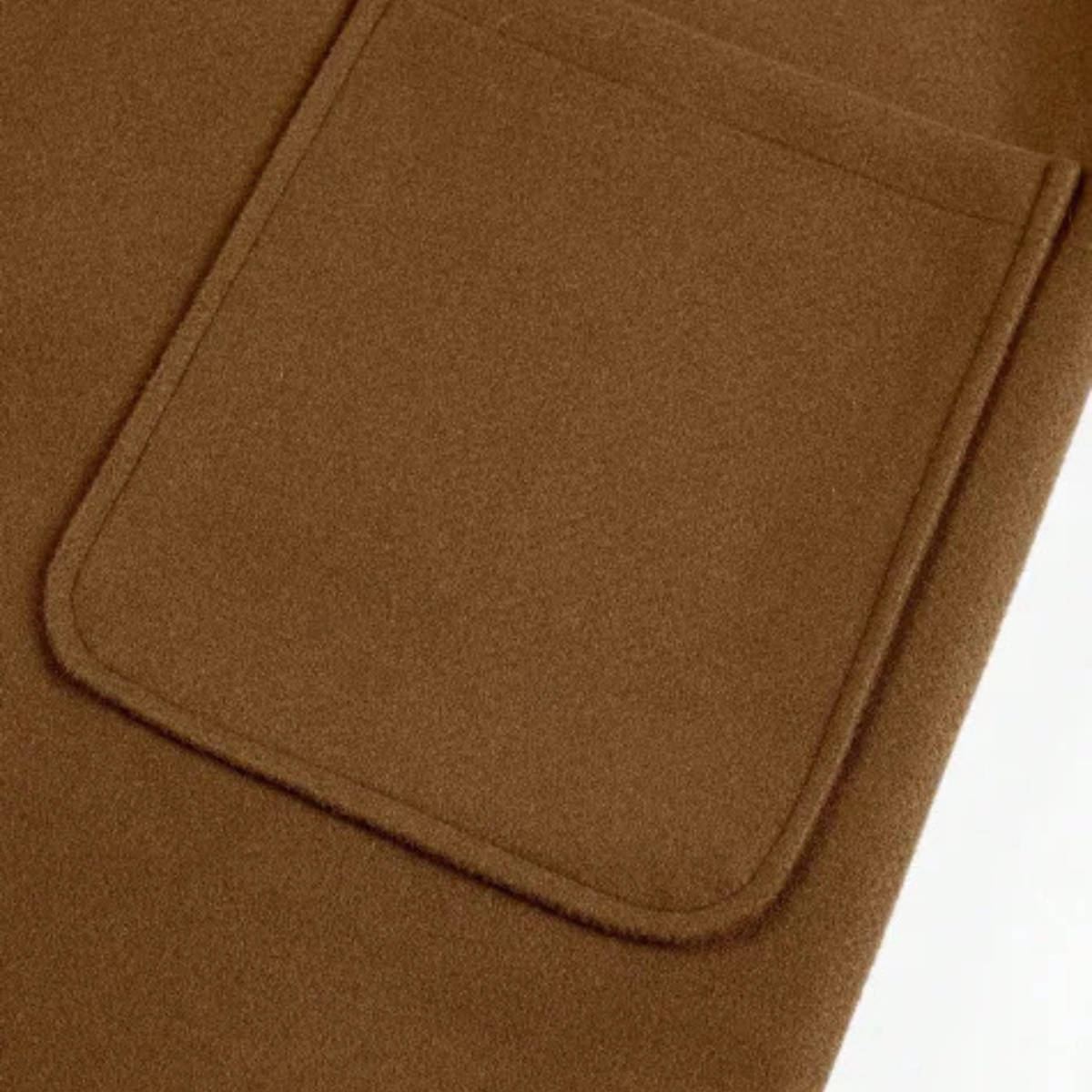 Callum | Men's Wool Overcoat Brown Classic Tailored