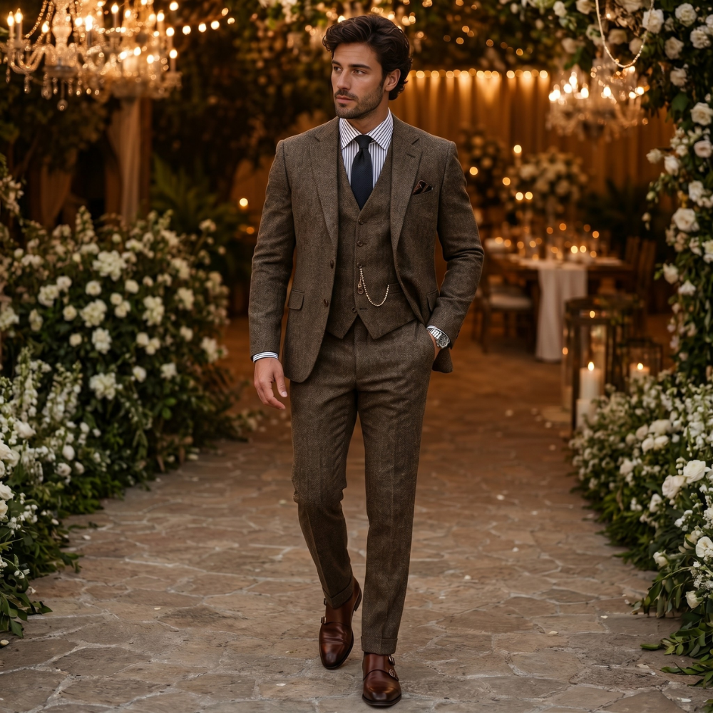 Wyatt | Men's Tweed Suit Three Piece
