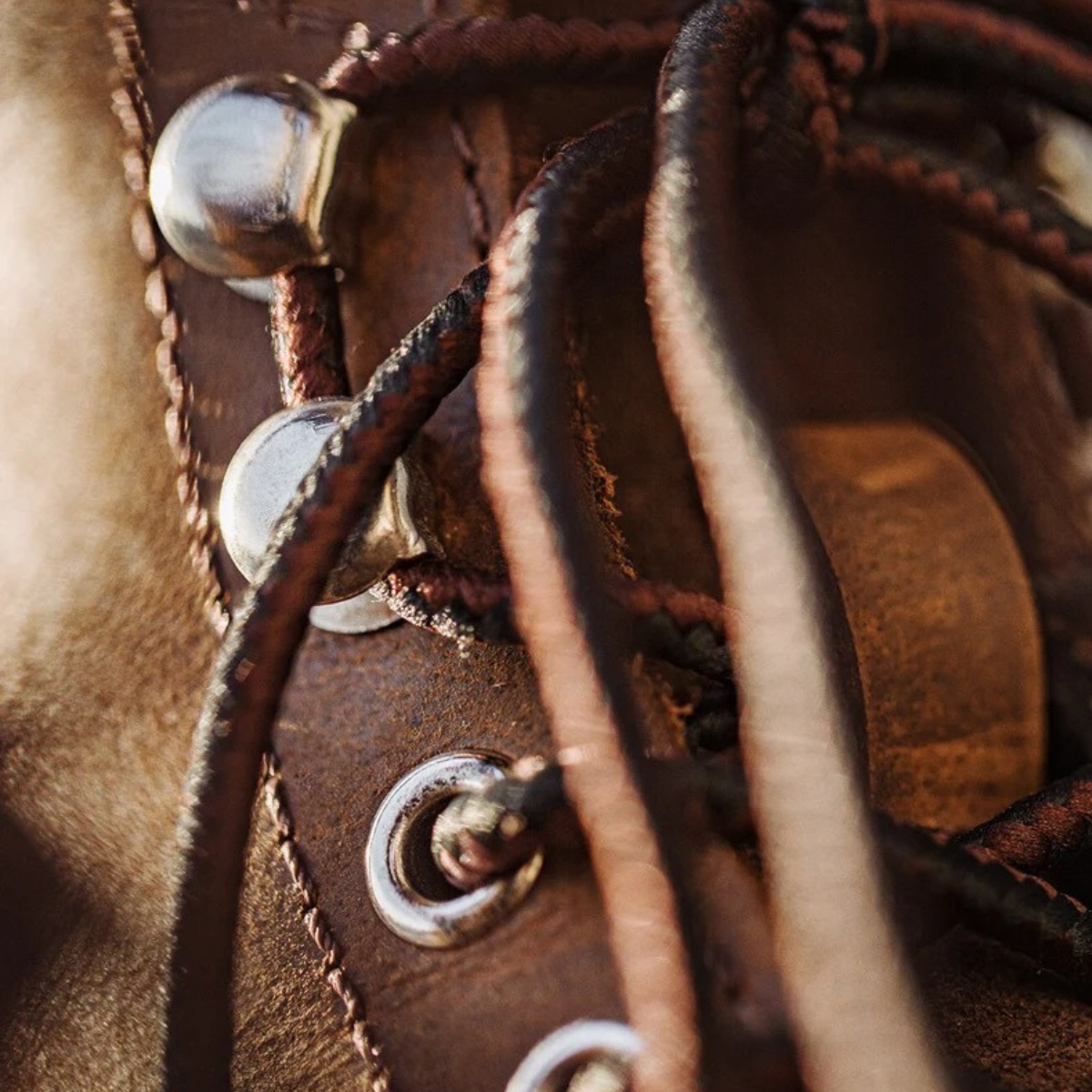 Beau | Men's Lace Up Work Boots Brown Leather