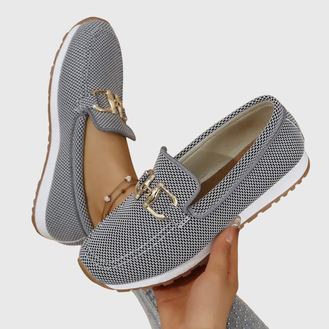 Rue | Women's Blue Mesh Loafer Comfort Slip On