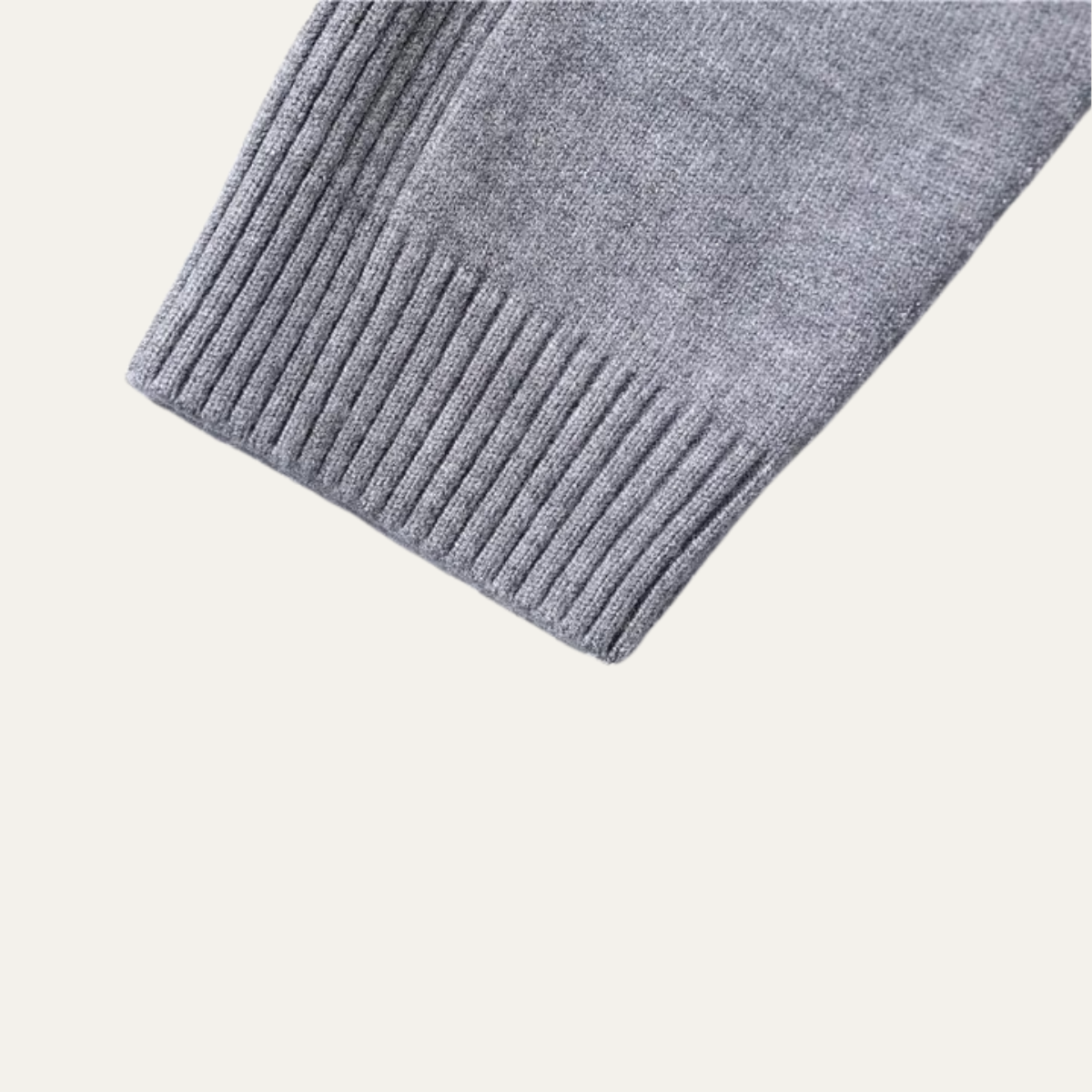 Voss | Men's Crew Neck Sweater Gray Long Sleeve