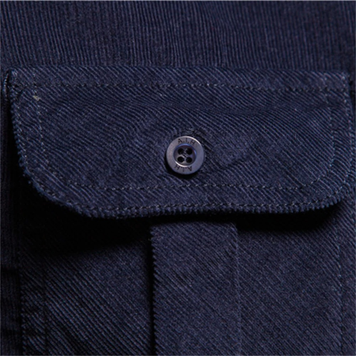 Axel | Men's Denim Shirt Light Blue Long Sleeve Pocket