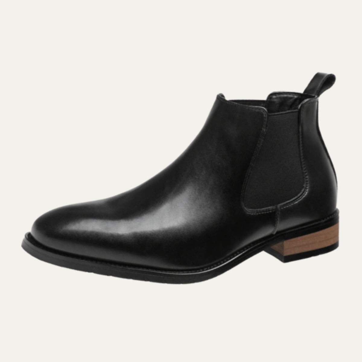 Axel | Men's Smart Leather Chelsea Boots Black