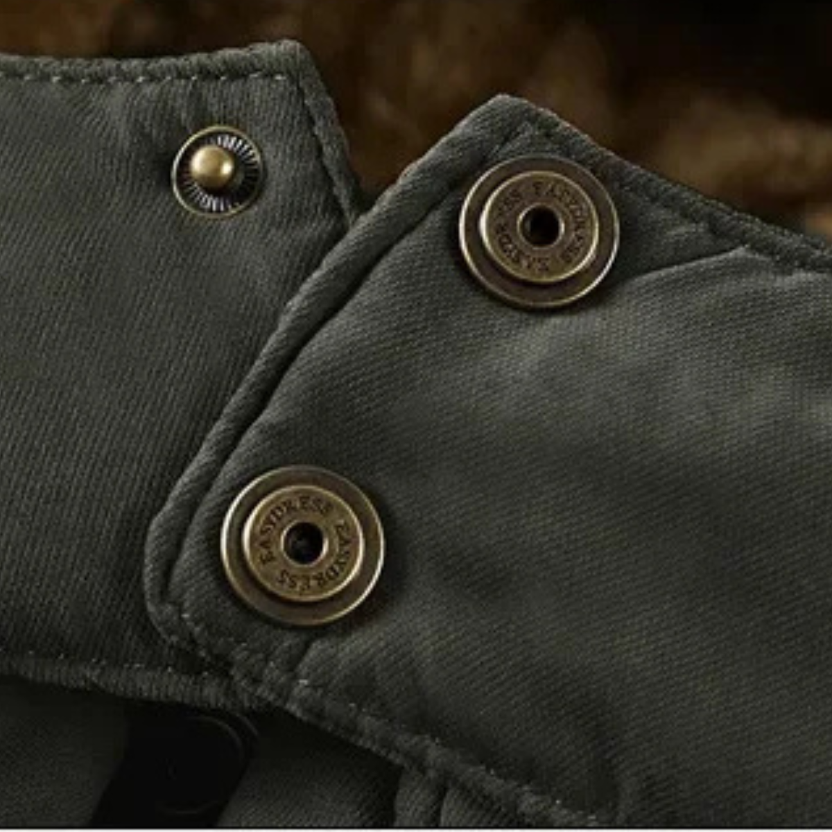 Jasper | Men's Hooded Puffer Coat Olive Green Warm Winter
