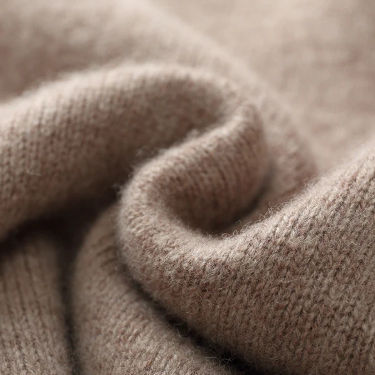 Beau | Men's Cable Knit Quarter Zip Sweater Cream