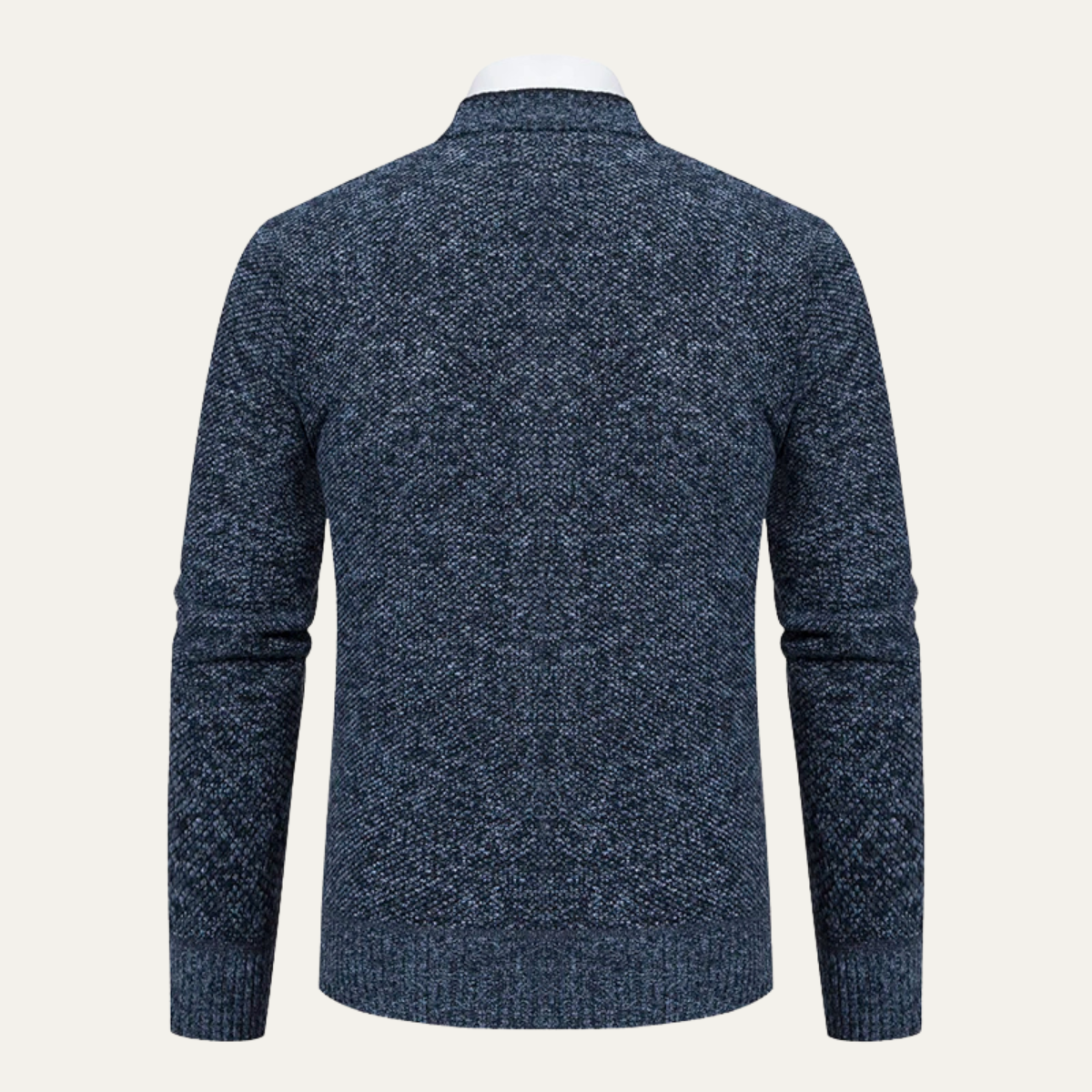 Blake | Men's Casual Cardigan Navy Blue Knit Button Up