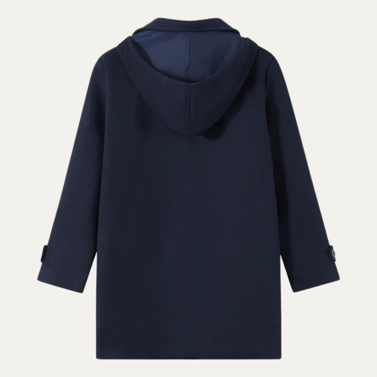 Reid | Men's Navy Pea Coat Toggle Button Wool Blend