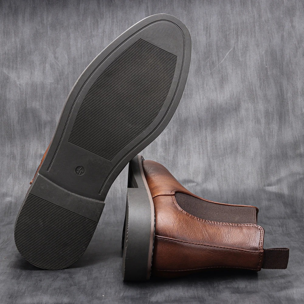 Bram | Men's Classic Leather Chelsea Boots Brown