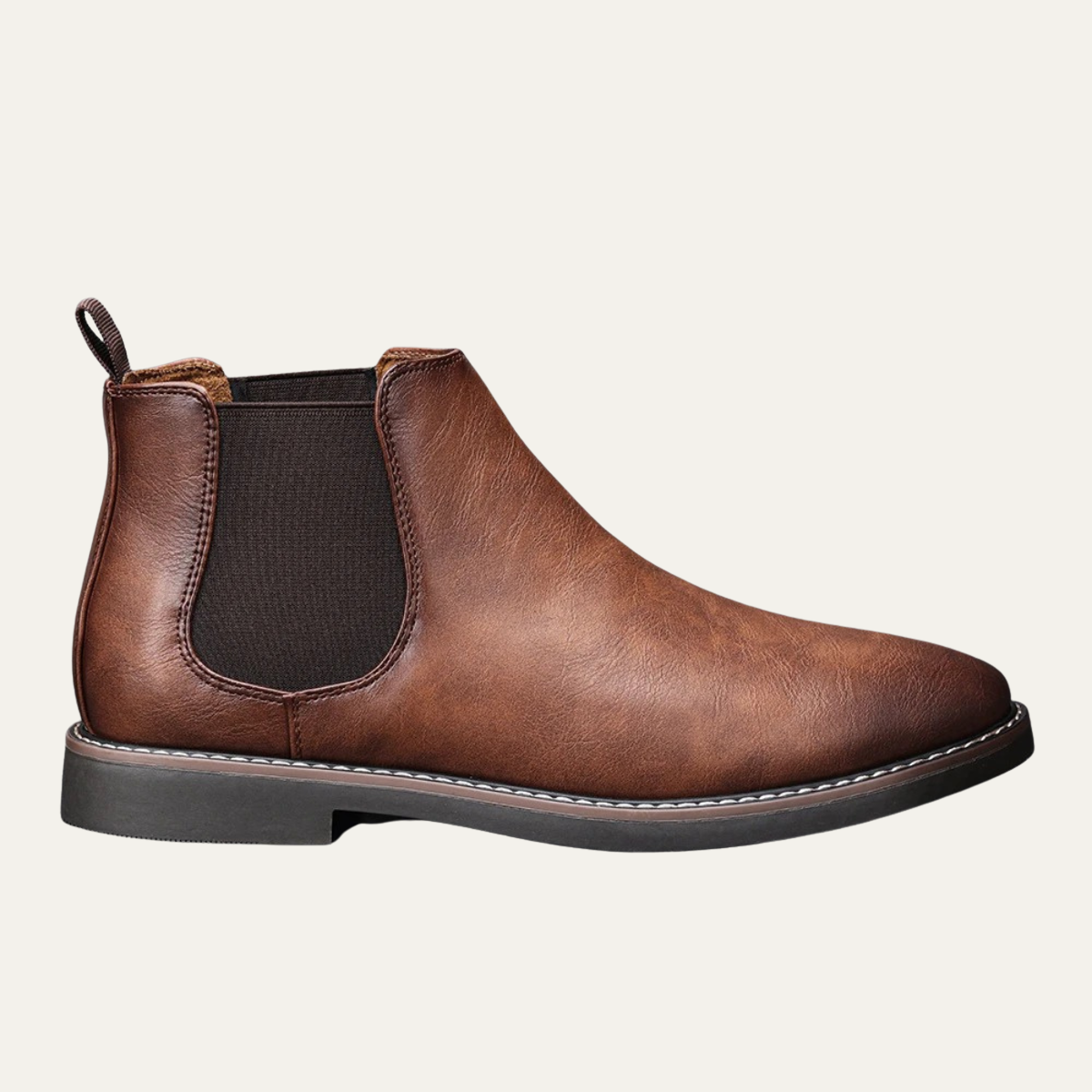 Bram | Men's Classic Leather Chelsea Boots Brown