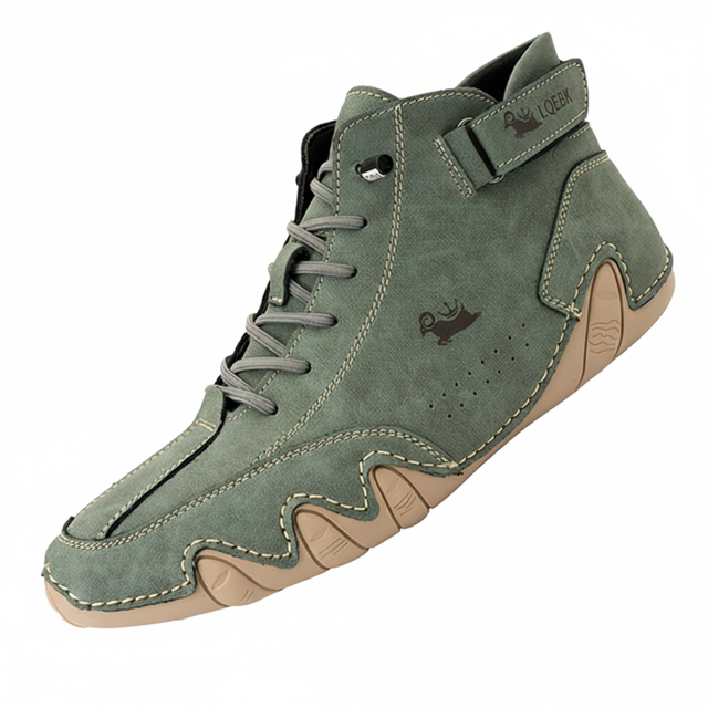 Axel | Men's Casual Lace Up Boot Tan Suede