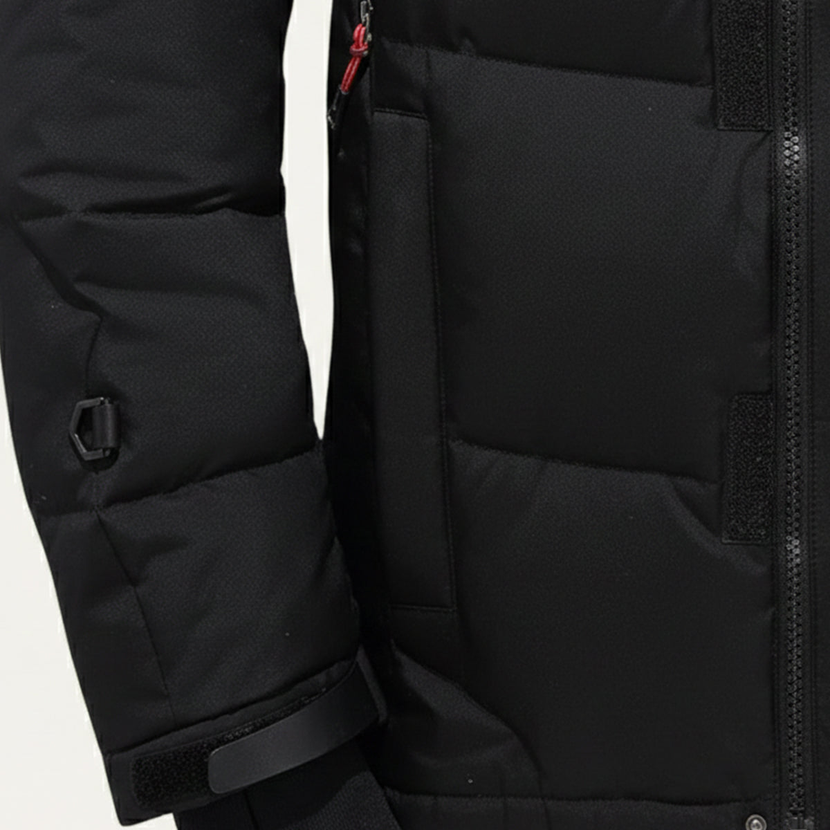 Axel | Men's Puffer Jacket Black Hooded Winter Insulated