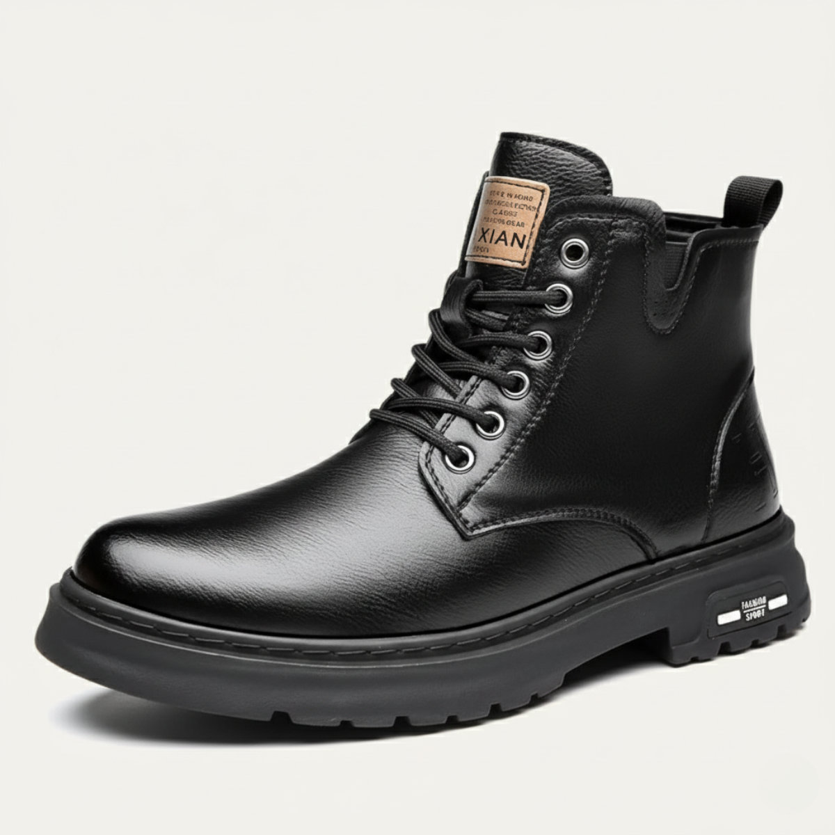 Kade | Men's Leather Ankle Boots Brown Lace Up Work Boot
