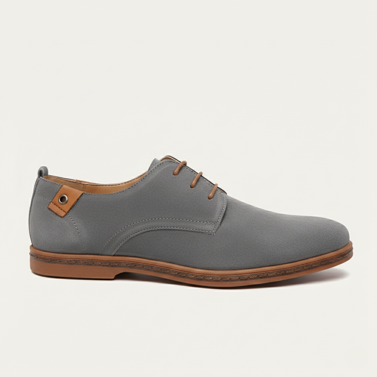 Stella | Men's Suede Oxford Shoes Black Lace Up