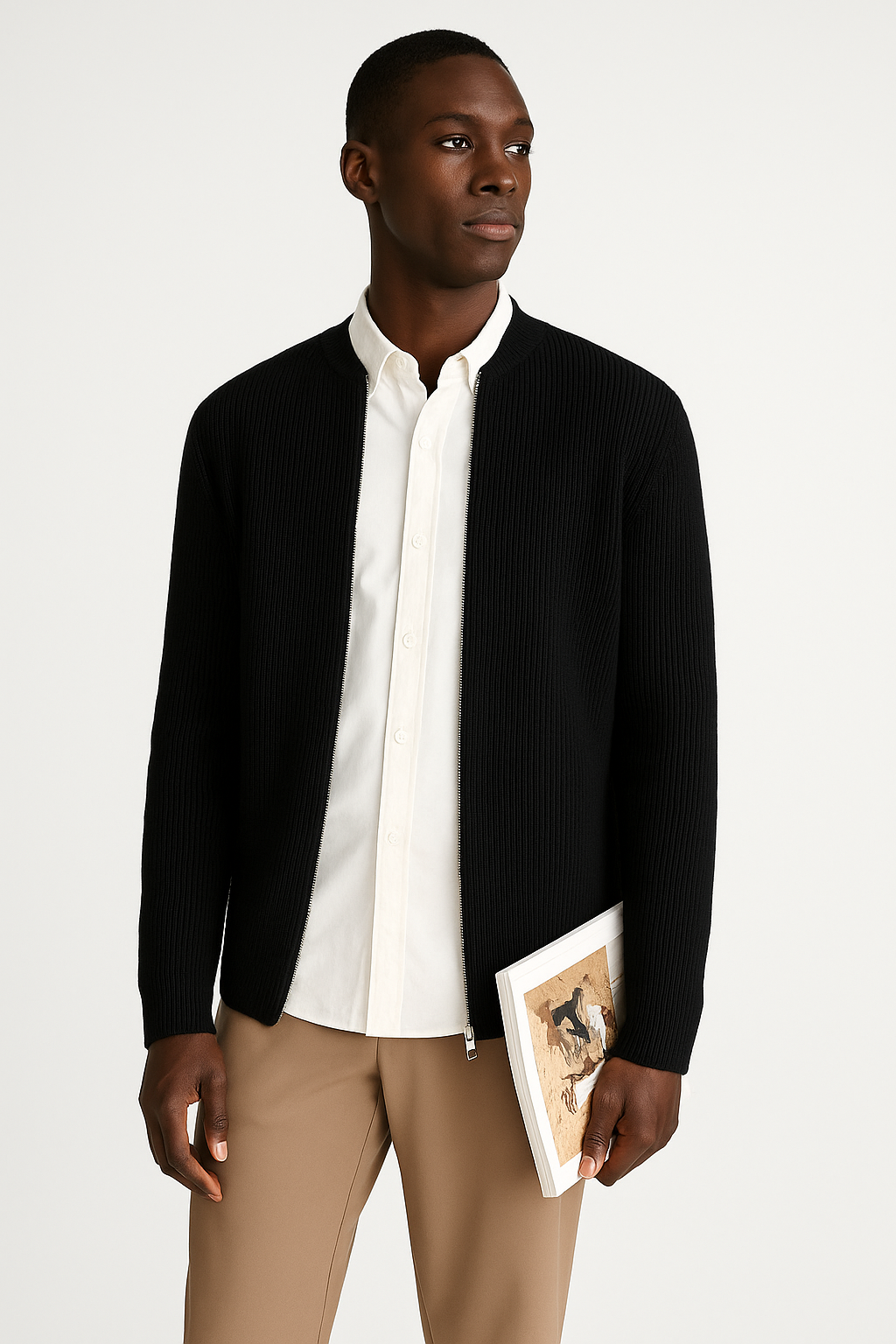 Dama Washington Rupert full-zip ribbed sweater - view 2