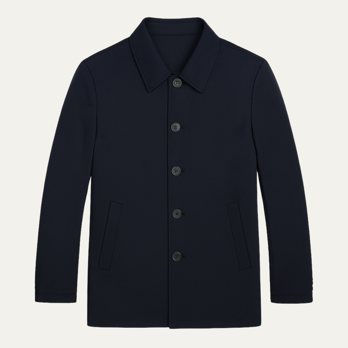 Axel | Men's Smart Casual Lightweight Button Jacket Navy