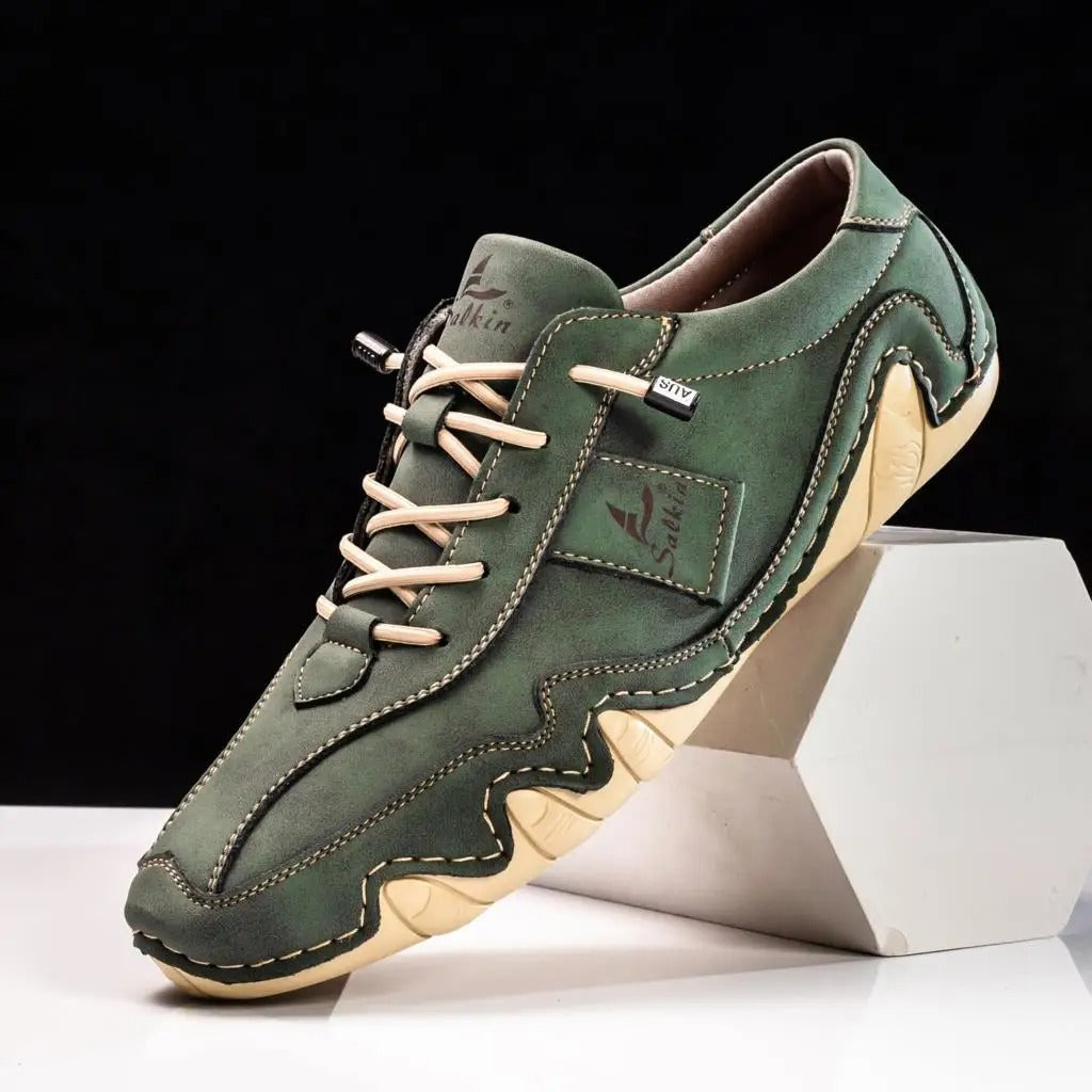 Blake | Men's Casual Lace Up Oxford Shoe Navy Blue