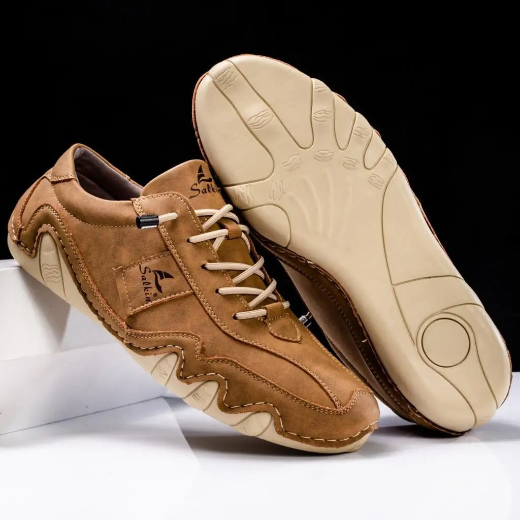 Blake | Men's Casual Lace Up Oxford Shoe Navy Blue