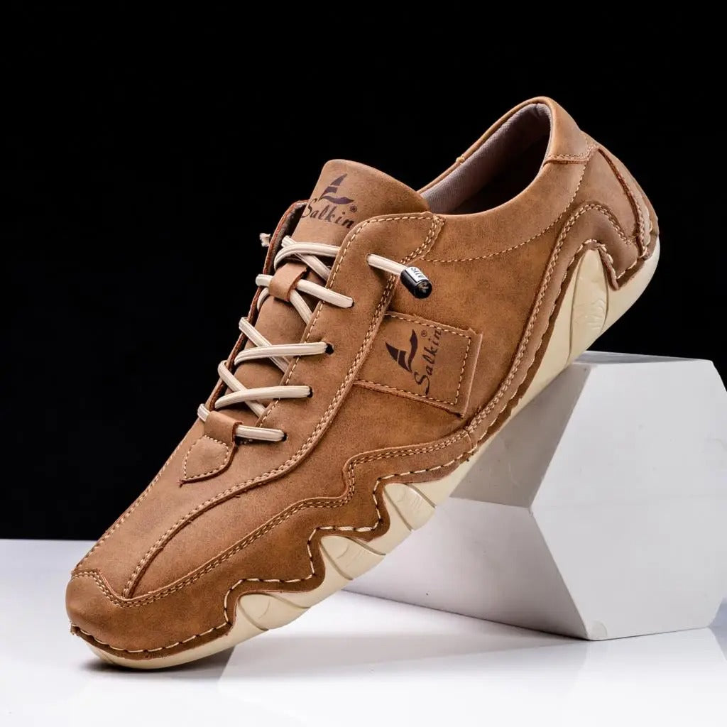 Blake | Men's Casual Lace Up Oxford Shoe Navy Blue