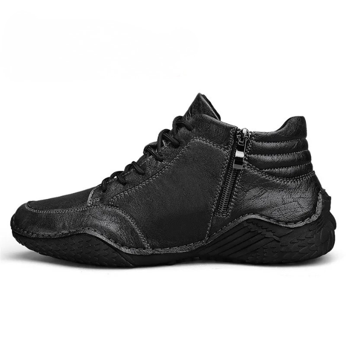 Kade | Men's Brown Leather Lace Up Boots