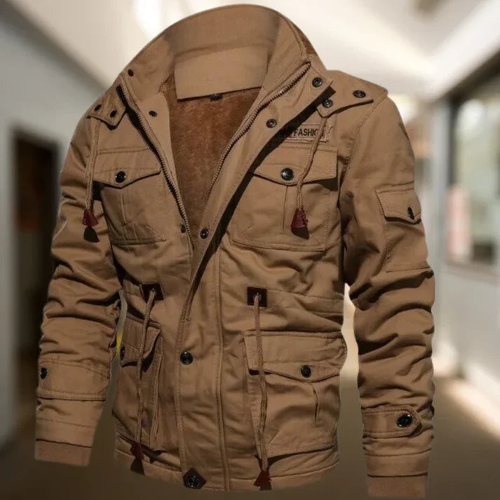 Dama Washington Humbert men's hooded military jacket - view 3