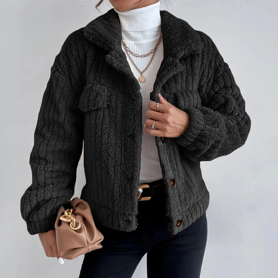 Dama Washington Jonquil women's button-down relaxed fit jacket - front view