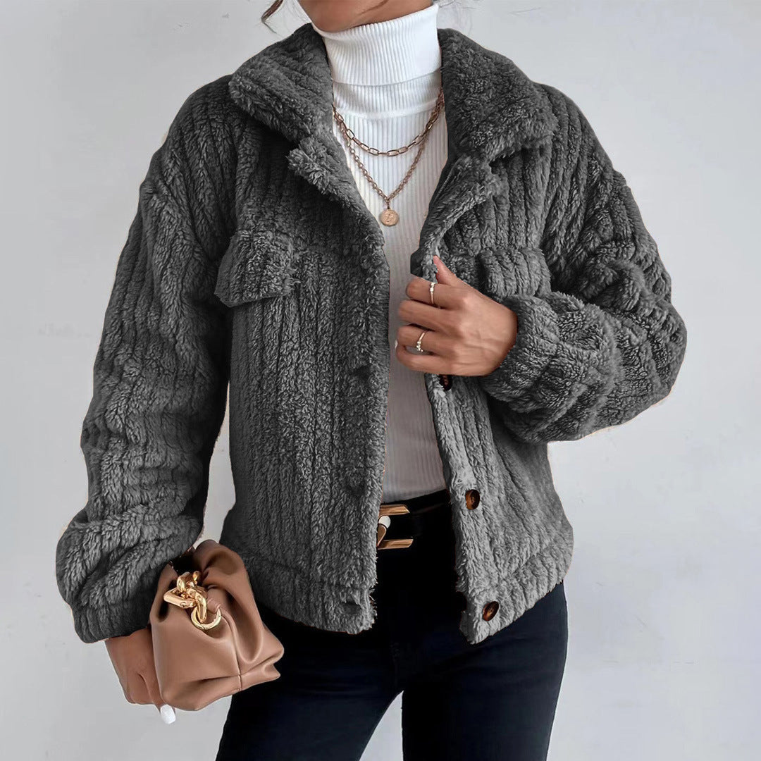 Dama Washington Jonquil women's button-down relaxed fit jacket - view 2