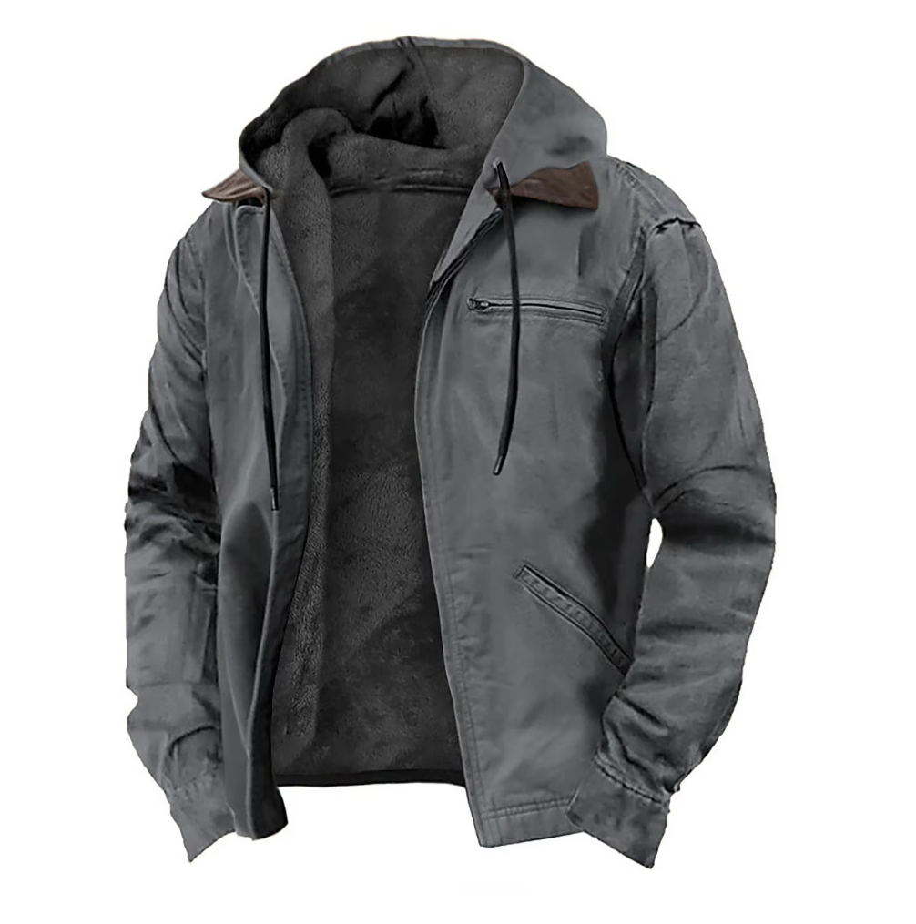Dama Washington Eberhard men's hooded full zip jacket - view 4