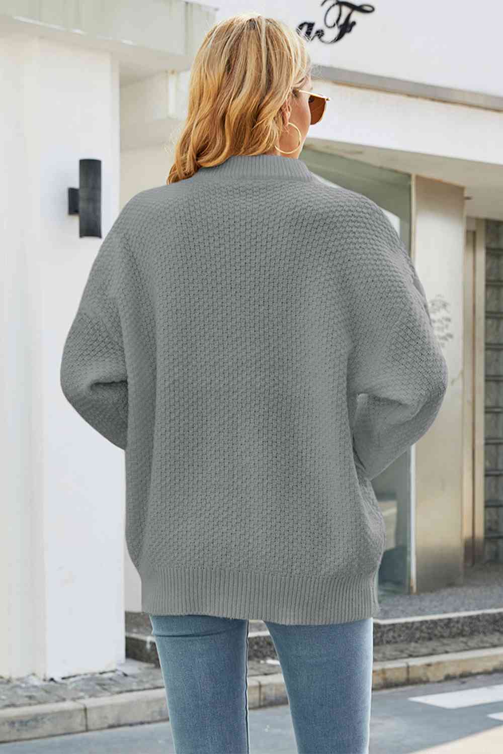 Dama Washington Domenica women's oversized cable knit sweater - view 4