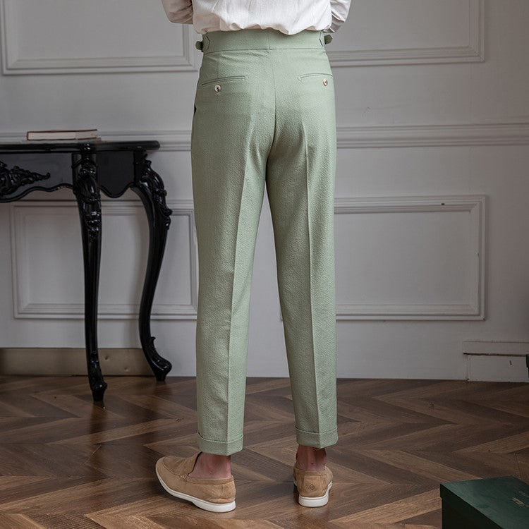 Dash | Men's Pleated Dress Pants Navy