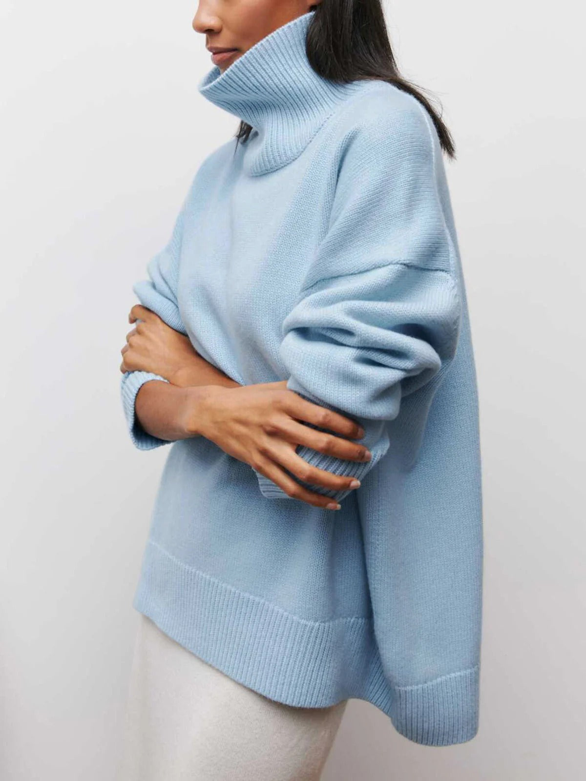 Dama Washington Clarisse women's oversized turtleneck sweater - view 2