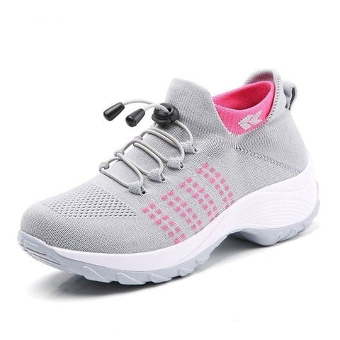 Vera | Women's Knit Walking Shoes Comfort Fit Navy Blue