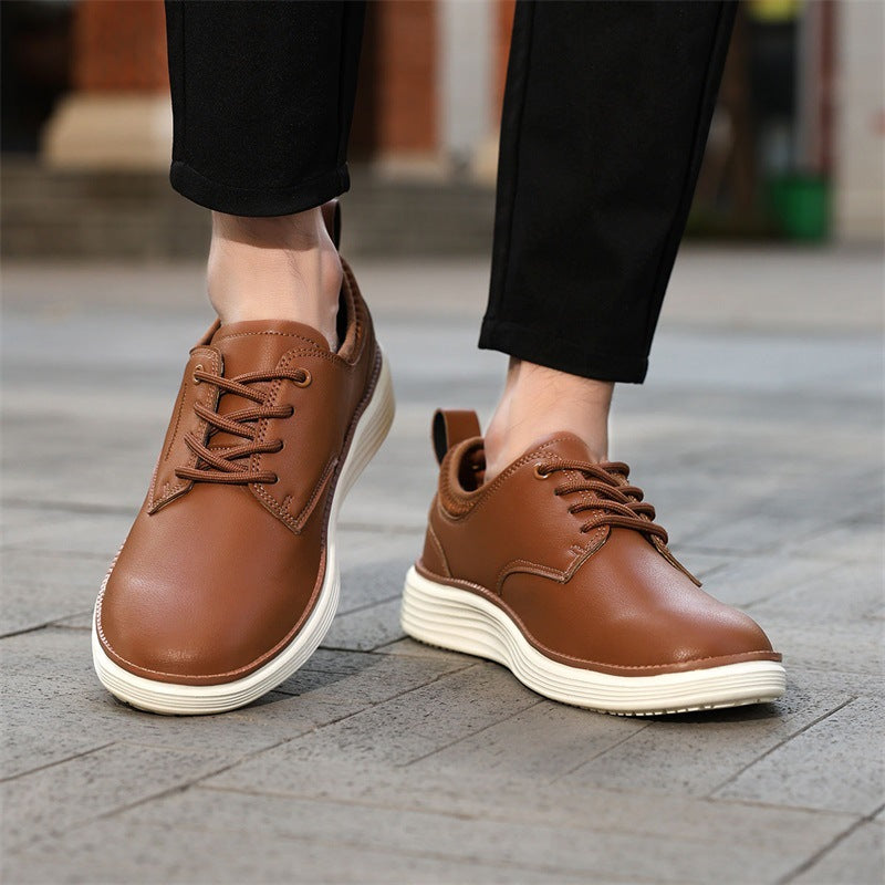 Tate | Men's Casual Lace Up Sneakers Navy White