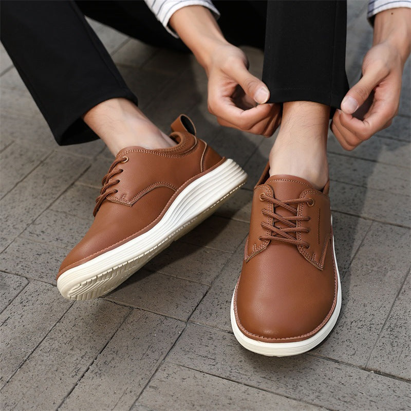 Tate | Men's Casual Lace Up Sneakers Navy White