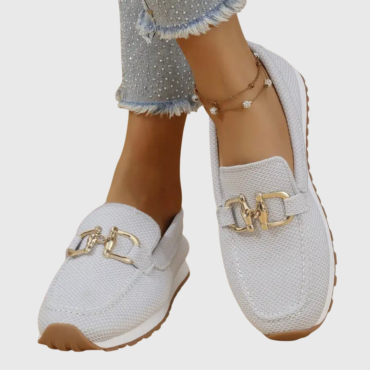 Rue | Women's Blue Mesh Loafer Comfort Slip On