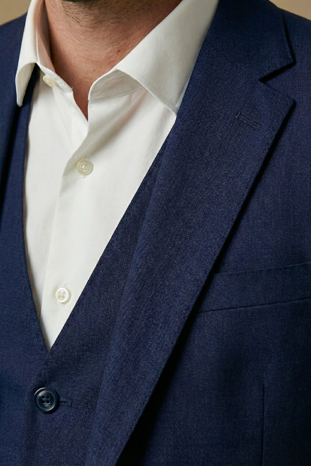 Cody | Men's Three Piece Suit Navy Wool Slim Fit