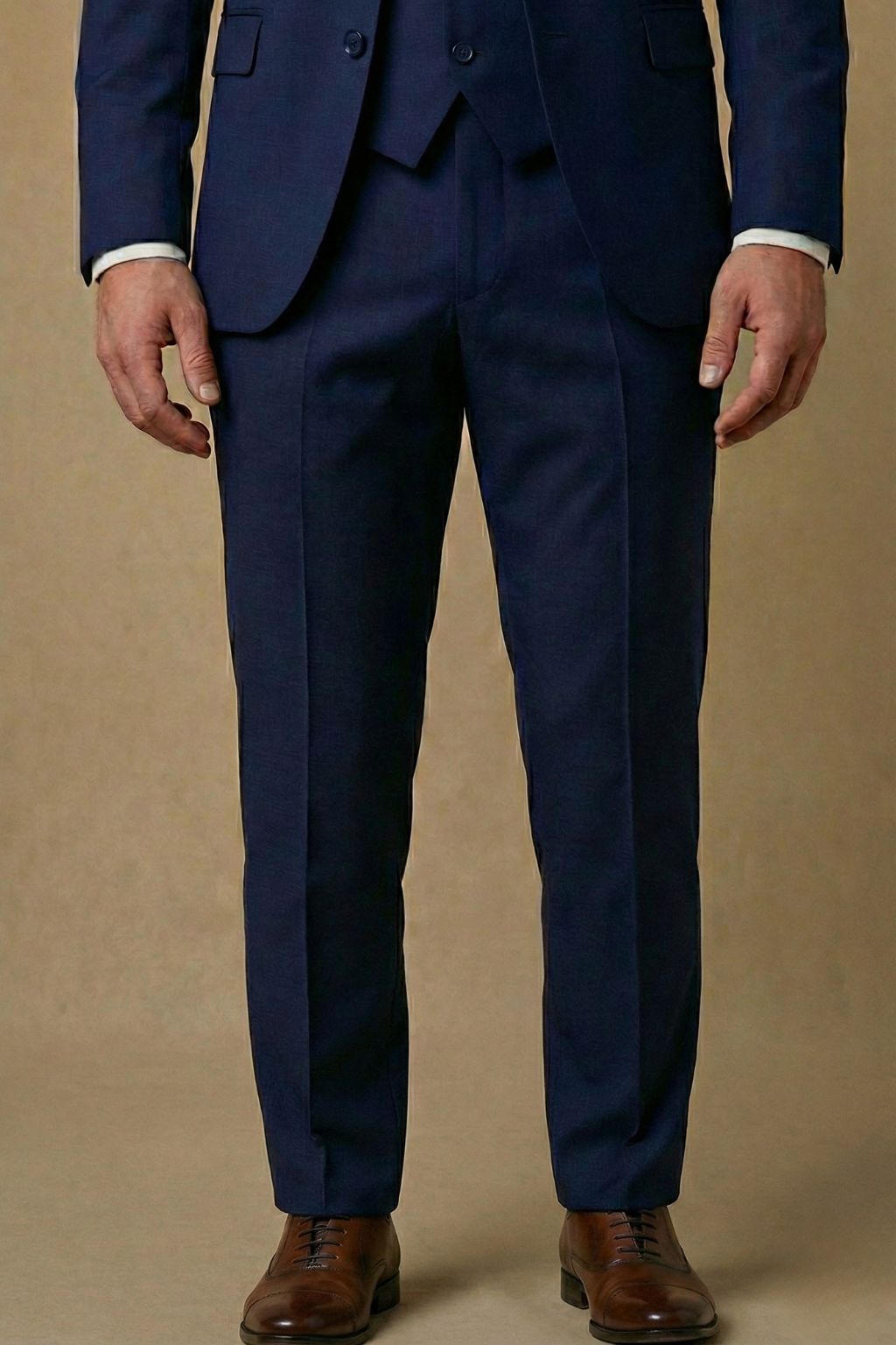 Cody | Men's Three Piece Suit Navy Wool Slim Fit