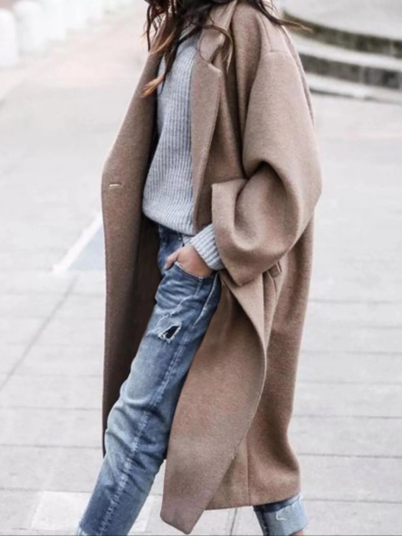 Dama Washington Magnolia coat - front view
