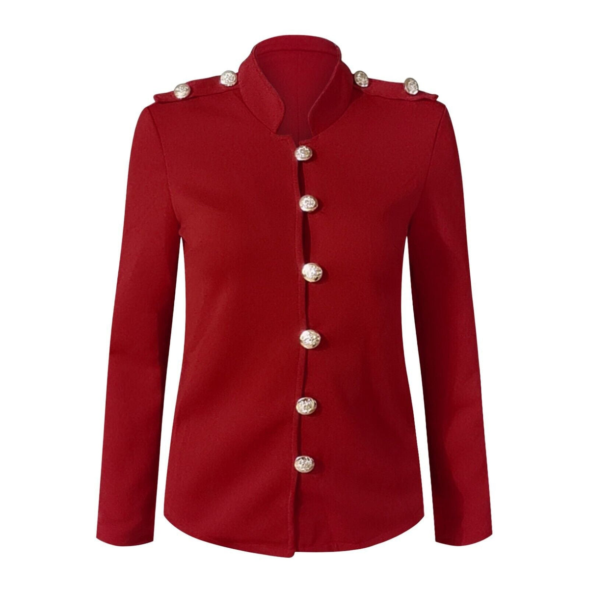 Dama Washington Lysandra women's button front fitted military jacket - view 6