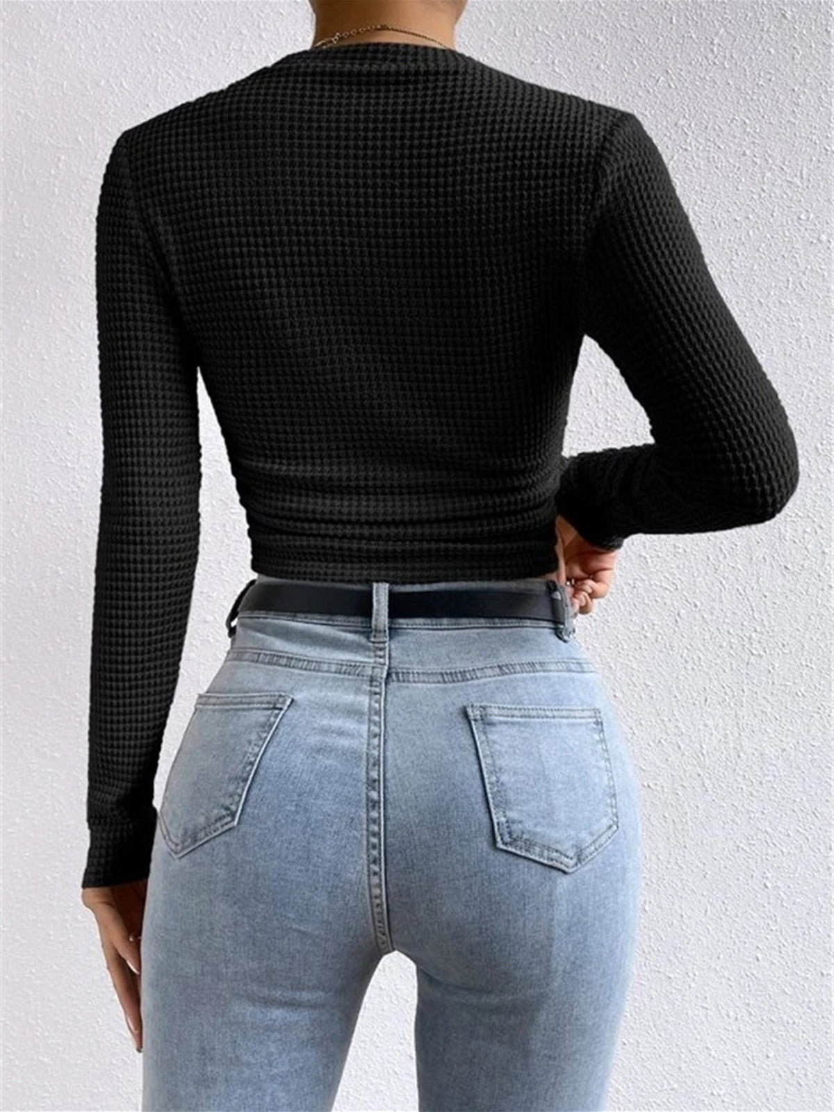 Dama Washington Bettina women's fitted long sleeve top - view 9