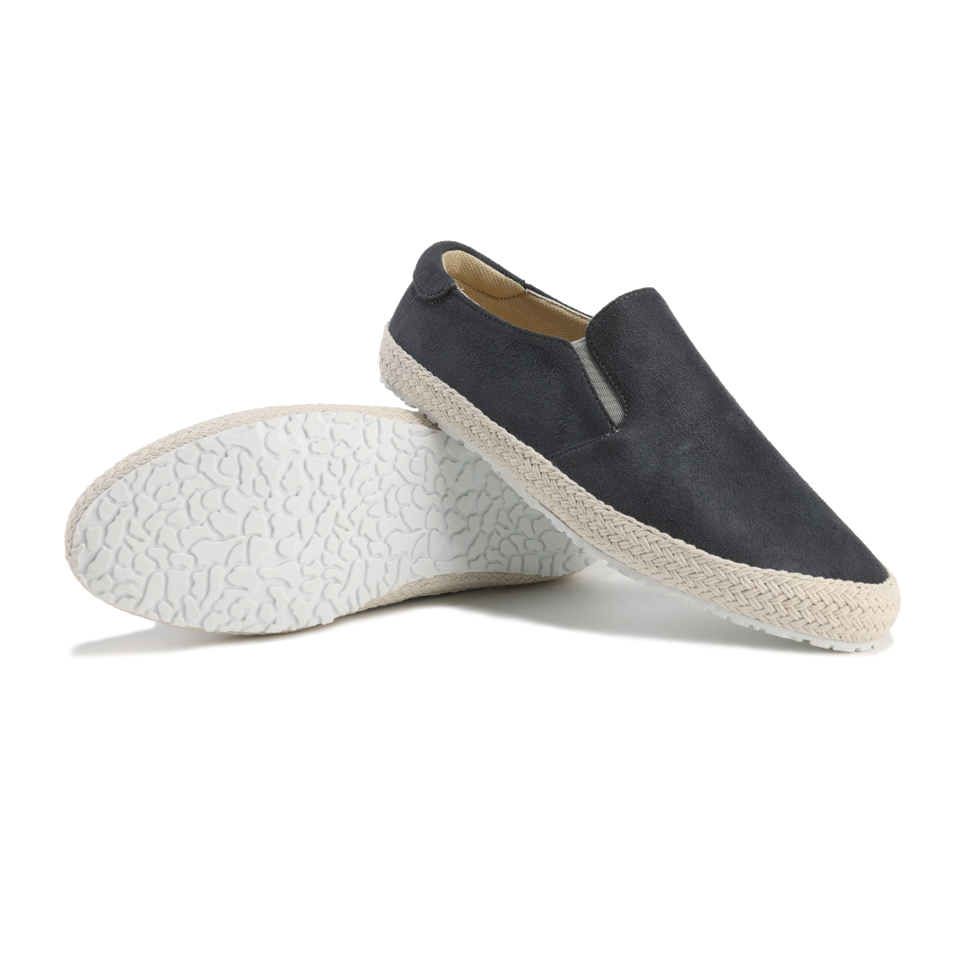 Corey | Men's Casual Slip On Loafer Cream Espadrille