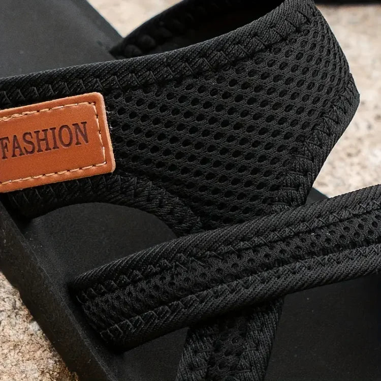 Ivy | Women's Comfort Sandals Black Cross Strap Orthopedic
