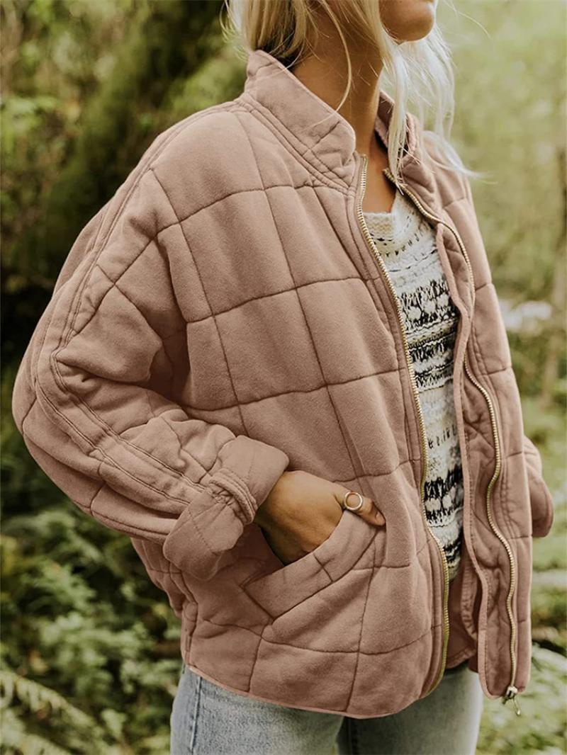 Dama Washington Viola oversized quilted jacket - view 5