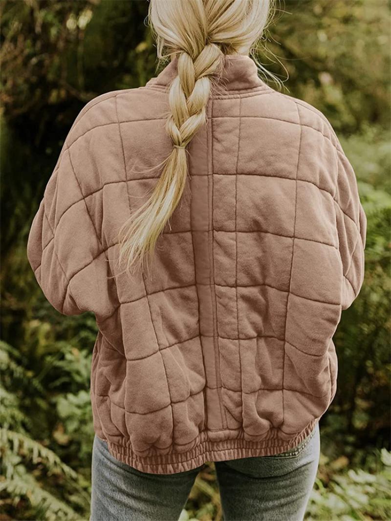 Dama Washington Viola oversized quilted jacket - view 10