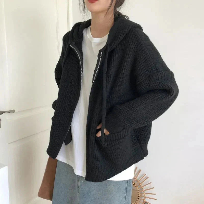 Dama Washington Alvina women's zip-up hooded cardigan - view 6