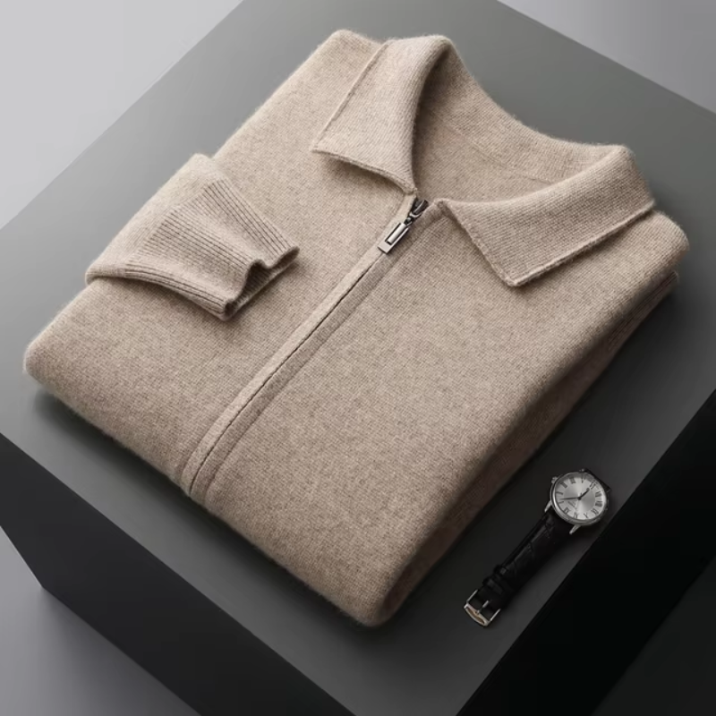 Dama Washington Dashiell full zip collared sweater jacket - view 3