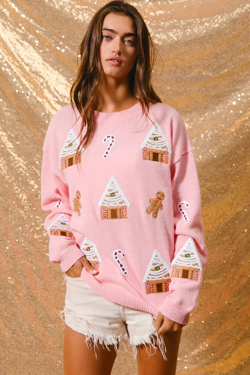 Dama Washington Melisande women's novelty christmas crew neck sweater - view 12